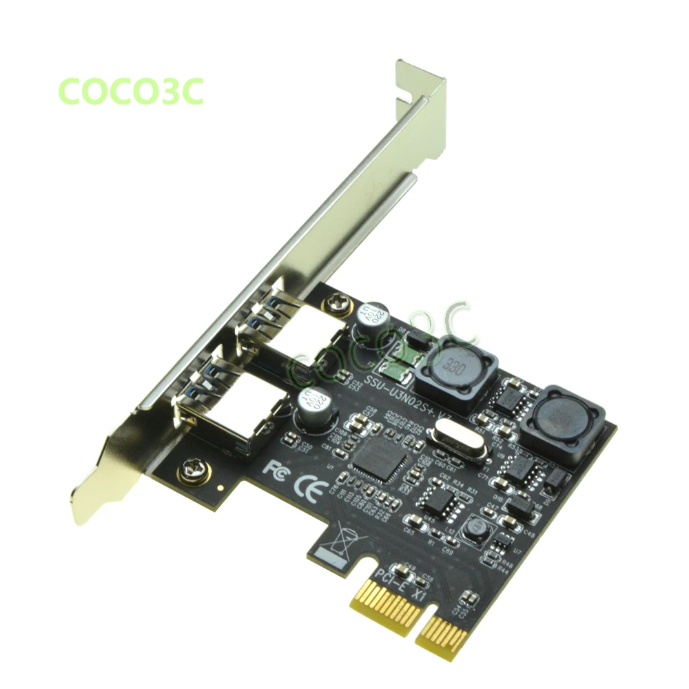 Чипсет NEC720202 Superspeed 5 Гбит/с 2 порта USB 3.0 PCI-e контроллер карта PCI Express для внешнего 3 0