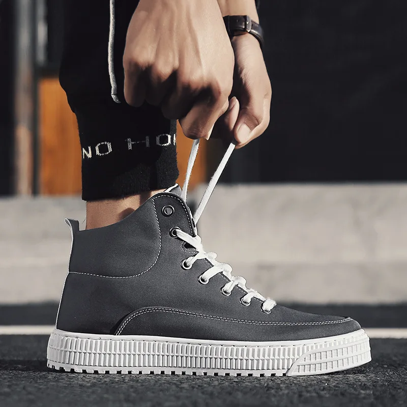 TOSJC однотонная парусиновая обувь бренд высокое качество Для мужчин повседневная