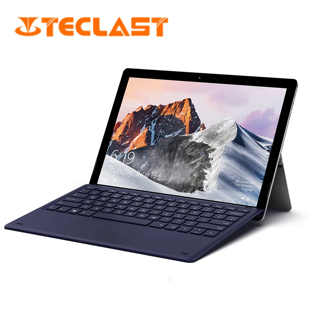Teclast X6 Pro 2 в 1 планшетный ПК 12 6 дюймов Windows 10 Intel Core m3 6Y30 двухъядерный ГГц 8 Гб ОЗУ 256