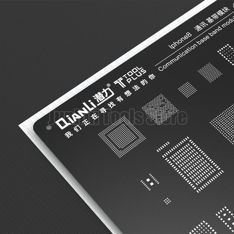 Универсальная черная стальная сетка qianli для ремонта IPHONE 5G/5S/6G/6S/7G/8G базовая полоса