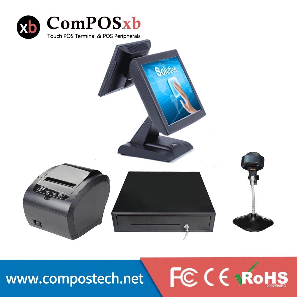 Кассовый аппарат для супермаркета розничный экран pos-система второй дисплей