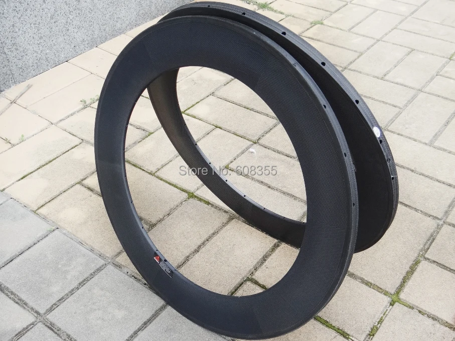 FLX-RIM-T08: углеродный матовый дорожный велосипед 700c трубчатый обод колеса 88 мм