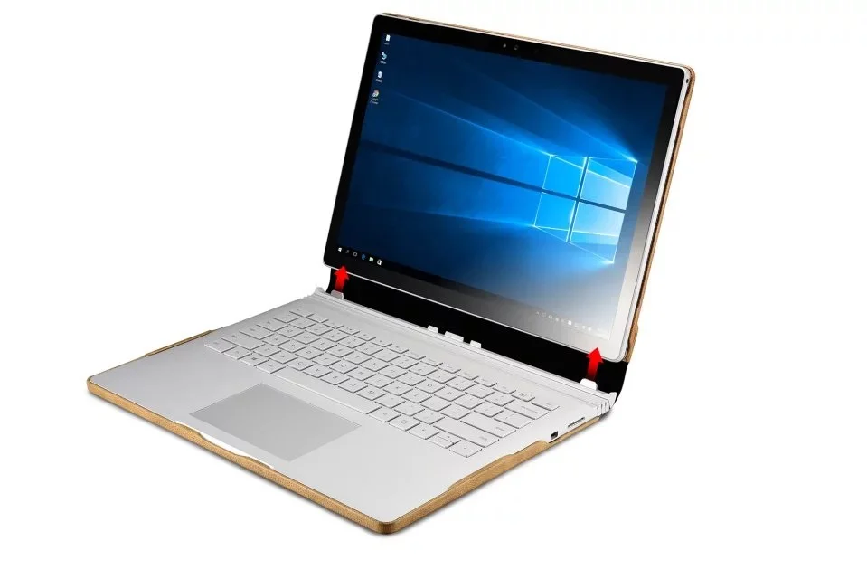 Роскошный чехол из натуральной кожи для microsoft Surface Book 13," ультра тонкий рукав сумка для поверхностной книги
