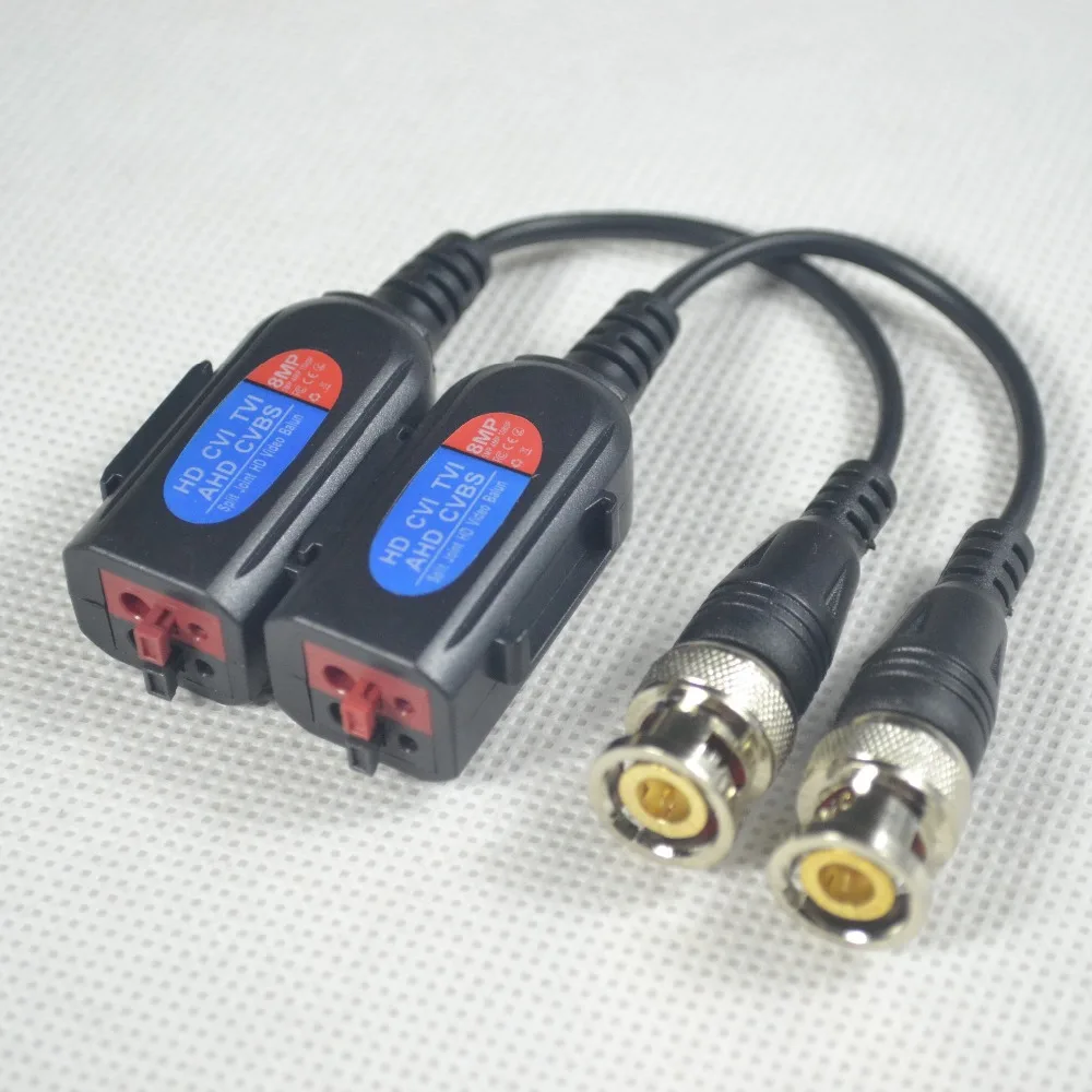 5 пар BNC Video Balun 8MP 5MP 4MP 3MP 1080P 960P 720P витые трансиверы UTP Cat5/5E/6 HD CVI TVI AHD для камеры|security