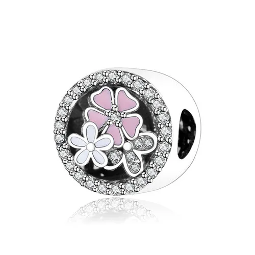 PD0480 Зимняя коллекция DIY Шарм Подходит Pandora талисманы браслет 925 пробы серебряная рука сердце/глаз/звезды/цветок бусины Подарок - Цвет: PD0480