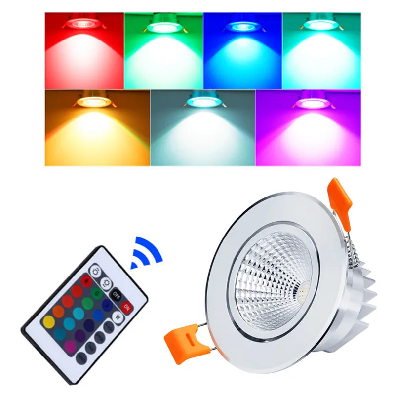 Светодиодный RGB вниз светильник 5w 10w 15w светодиодный Панель Concea утопленный