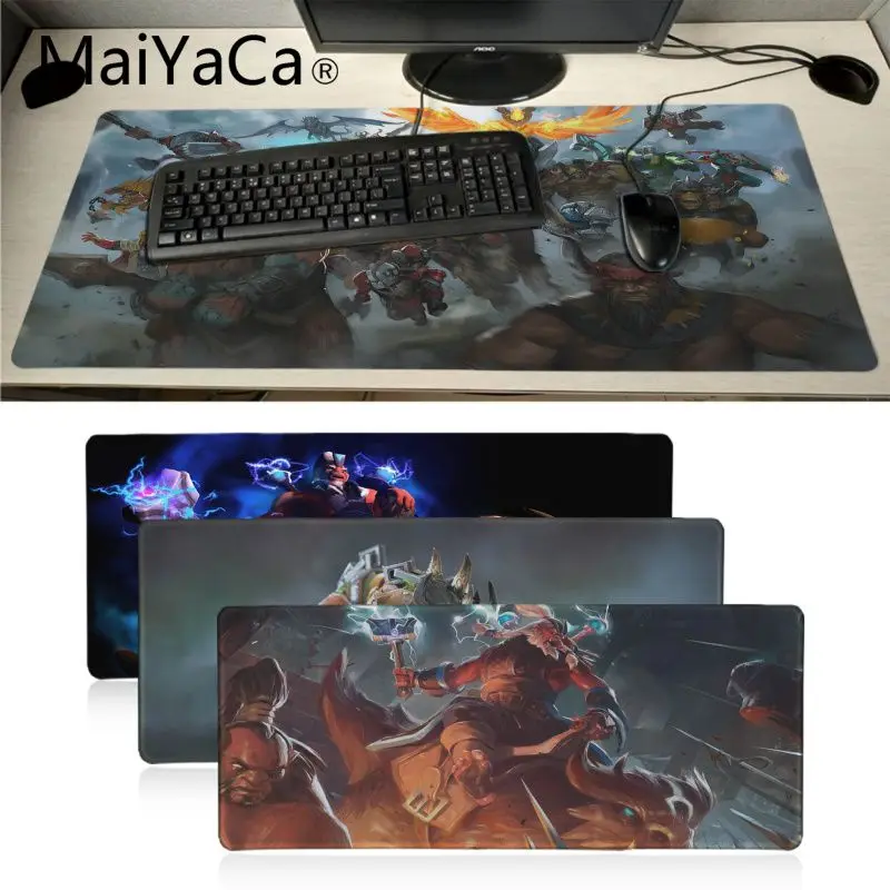 

MaiYaCa Dota 2 Centaur Warrunner резиновый коврик для мыши, большой игровой коврик для мыши, нескользящая идеальная Блокировка ПК, компьютерный Настольны...