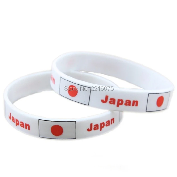 300 шт. силиконовые браслеты с японским флагом Бесплатная доставка DHL express |