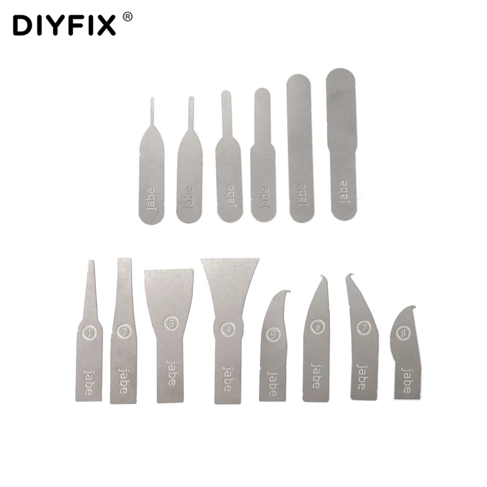 Инструмент DIYFIX для ремонта чипа микросхемы с тонким лезвием 14 шт. инструмент
