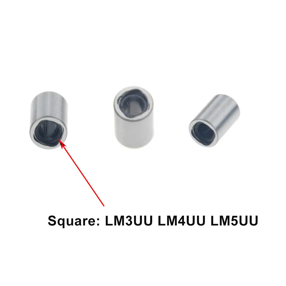Линейный подшипник LM3UU LM4UU LM5UU LM6UU LM8UU линейный втулка 8 мм линейные подшипники с