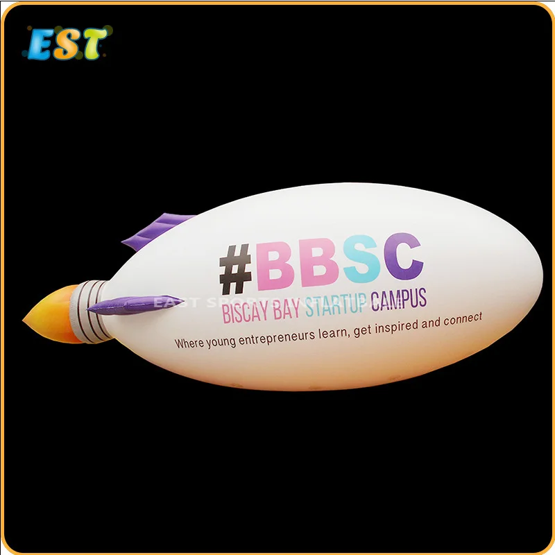 Надувной воздушный шар 5 м с логотипом на заказ рекламный гелиевый дирижабль для