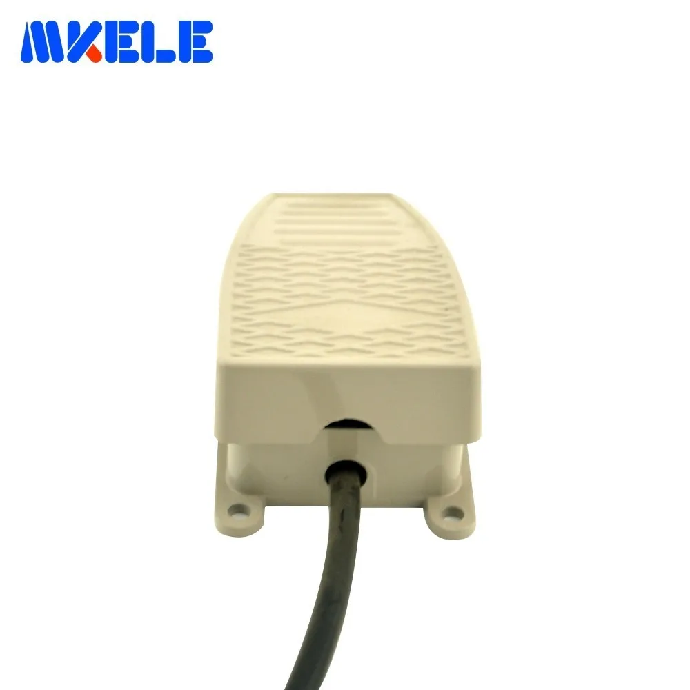SPDT Electric Foot Pedal Switch With Push Button 15A 250VAC Aluminum Alloy Industrial MKEKW-5A-B High Quality | Обустройство дома