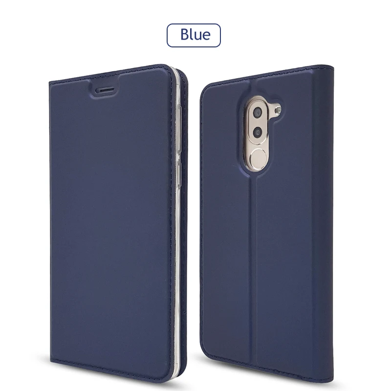 Blue Honor 6X чехол ZROTEVE кошелек кожаный чехол s для huawei Honor 6X чехол Флип кожаный чехол для huawei GR5 mate 9 Lite чехол s - Цвет: Blue