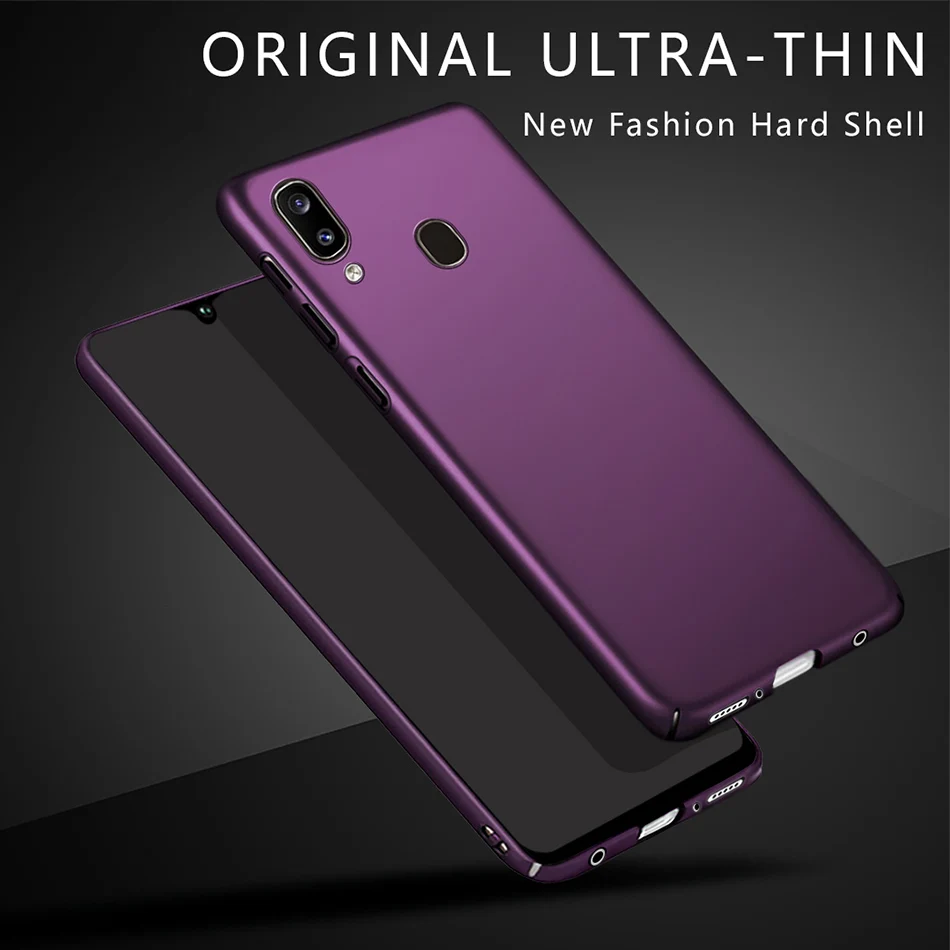 Чехол для Samsung Galaxy A40 тонкий матовый жесткий чехол из поликарбоната A 40 A405 A405F