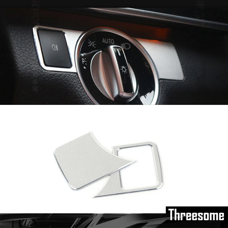 2 шт. кнопки регулировки накладки на фары для Mercedes Benz A B C E GLK GL ML класс W176 W246 W204 W212 W166
