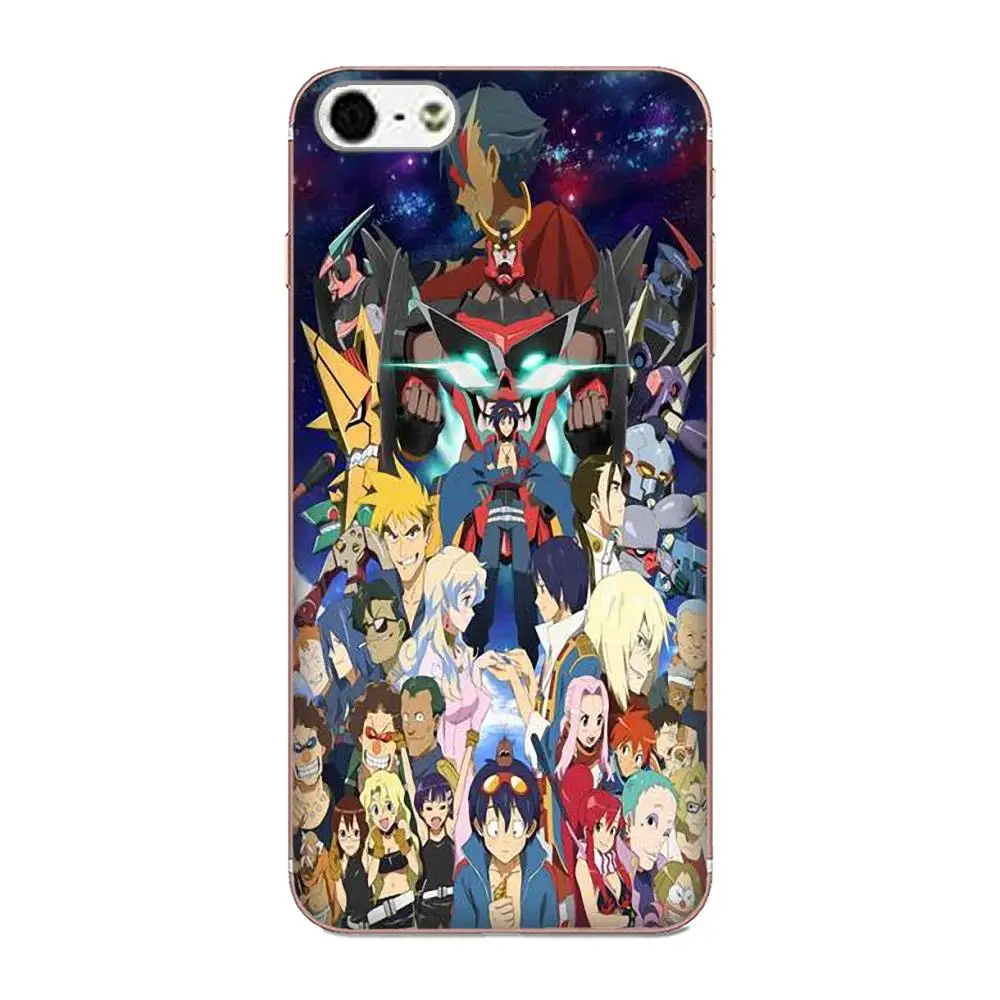 Tengen Toppa Gurren Lagann для Xiaomi Redmi Mi Note 7 8 9 SE Pro Lite Go Play Мягкий Силиконовый ТПУ Прозрачный