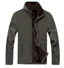 Новинка, мужские флисовые повседневные куртки 6XL, 7, 8XL, Мужская зимняя теплая толстовка, шерстяные термопальто, однотонная утепленная брендовая одежда