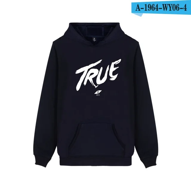 navy blue DJ толстовки avicii для мужчин/женщин Повседневная Толстовка с длинным рукавом Уличная пуловер весна осень толстовка хип хоп куртка пальто одежда - Цвет: navy blue