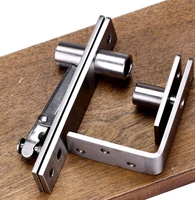 hot sell up and down the shaft stainless steel door hinge pivot hinge 130mmx25mm 360 degree