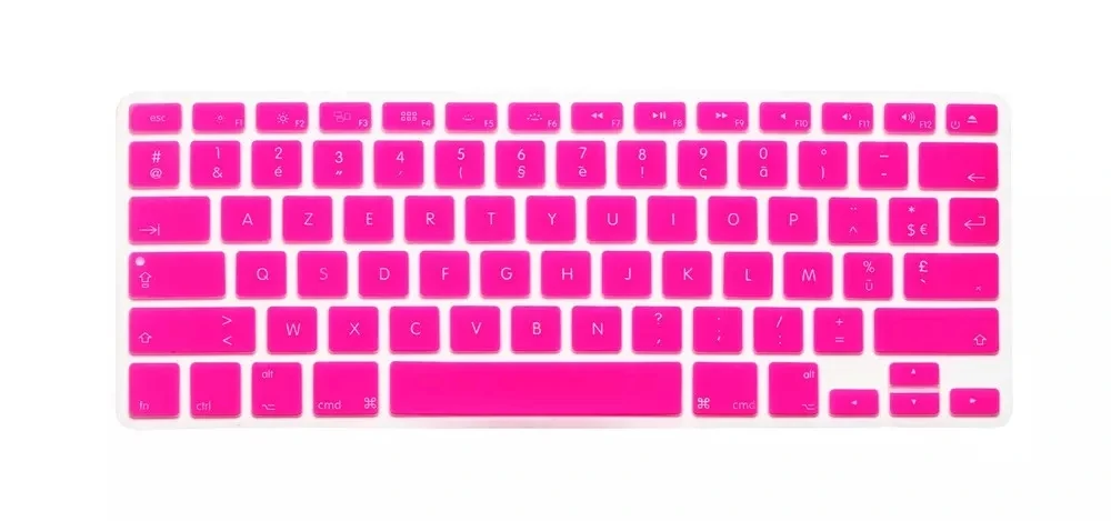 Новый силиконовый чехол для клавиатуры с французскими буквами Macbook Air Pro Retina 13 15 17