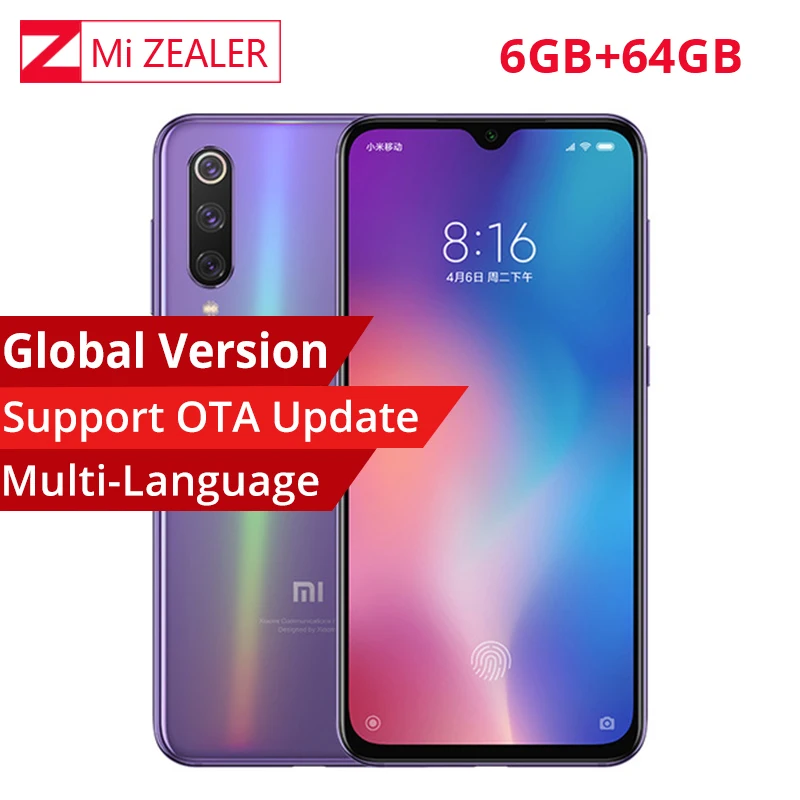 Глобальная версия Xiaomi Mi 9 SE смартфон 5 97 дюймов 6 ГБ ОЗУ 64 Гб ПЗУ Snapdragon 712