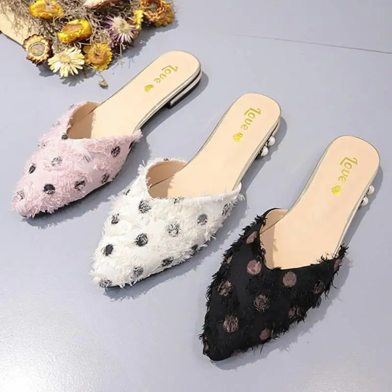 AECBUY/домашние тапочки; женские шлепанцы без задника; Zapatillas De Mujer; TXPa6