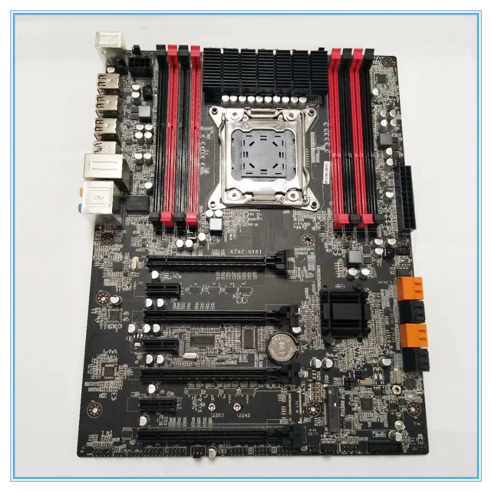 Настольная материнская плата X79Z-V161 EATX ECC LGA2011 SATA 3,0 USB 3,0 портами DDR3 128 ГБ памяти компьютерная материнская плата