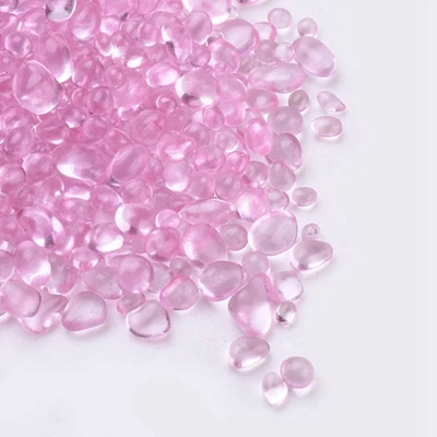 PearlPink 450 г/пакет 2~ 5x2~ 3x2~ 3 мм стеклянные семена без отверстия Аксессуары для изготовления ювелирных изделий DIY бусины окрашенные, прозрачные цвета, без отверстия/без отверстия - Цвет: PearlPink