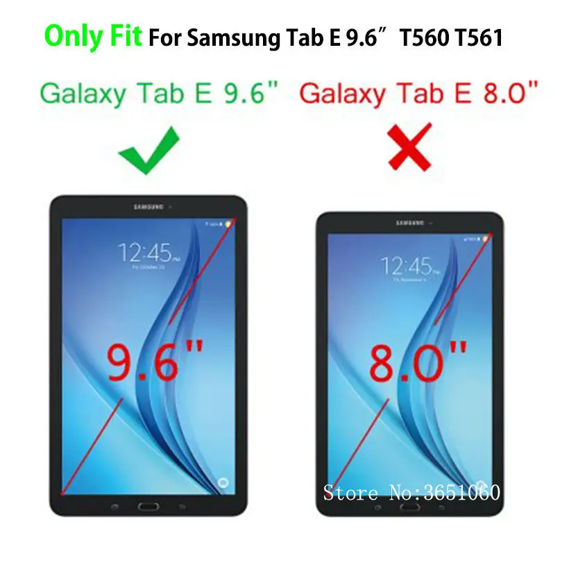 Модный мягкий с рисунком из термопластичного полиуретана чехол для Samsung Galaxy Tab E 9 6