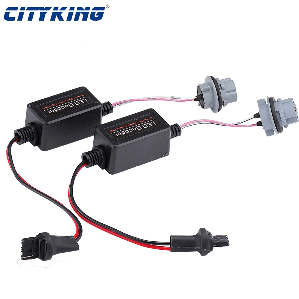 2 x T10 S25 T20 1156 BA15S 1157 bay15d 7440 7443 светодиодный декодер Автомобильный поворотный