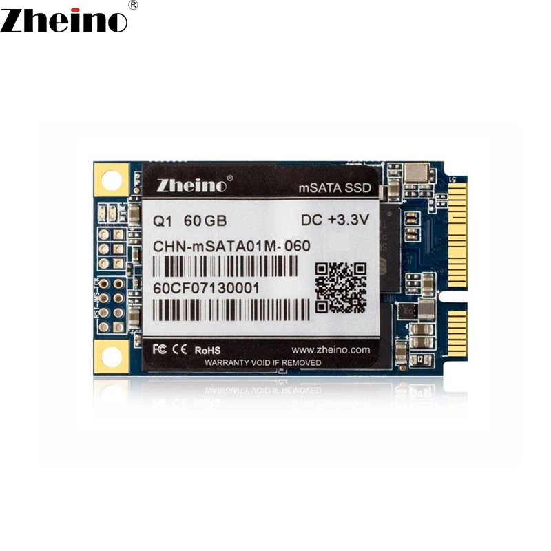 Zheino Q1 твердотельный накопитель mSATA 60 Гб встроенной mSATA3 2D MLC жестких дисков для