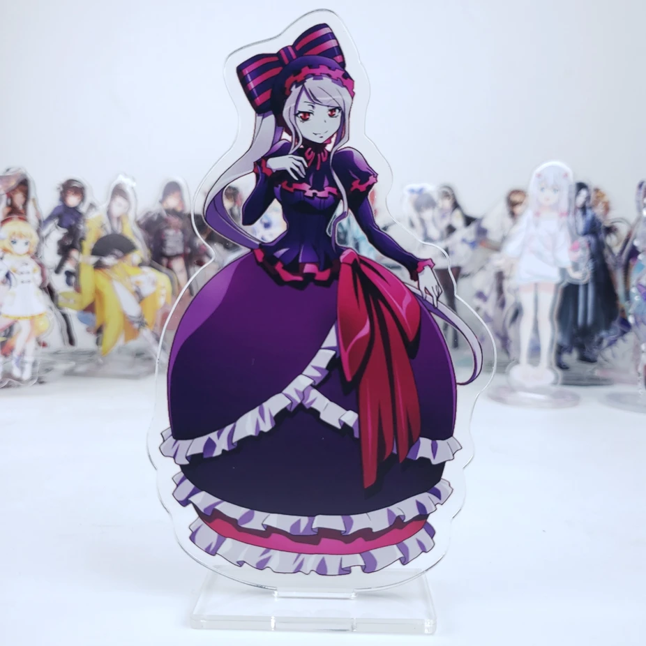 Японский персонаж аниме Overlord Ainz Ooal платье отражательной shalltear Hamusuke фигурка на