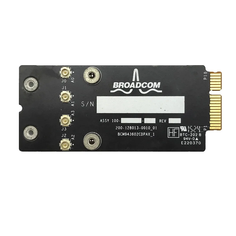 BCM943602CDP Bluetooth 4 0 1300M 2 & 5G wifi карта для 2015 года A1418 A1419 bcm9360cd обновленная версия|Сетевые