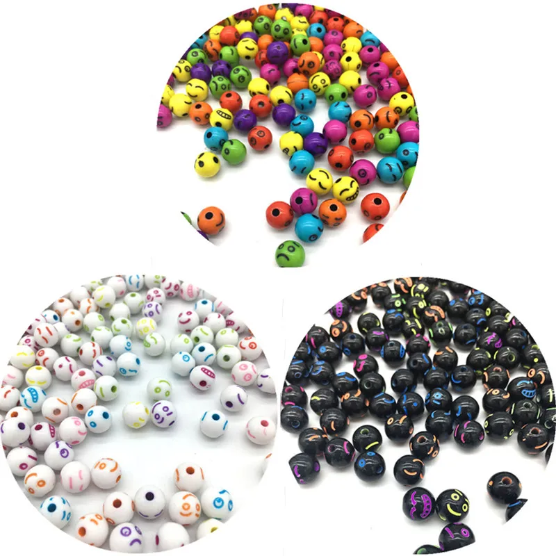 Акриловые шарики ручной работы 100 шт./лот 8 мм|beaded handmade|jewelry makingbeaded beads patterns |