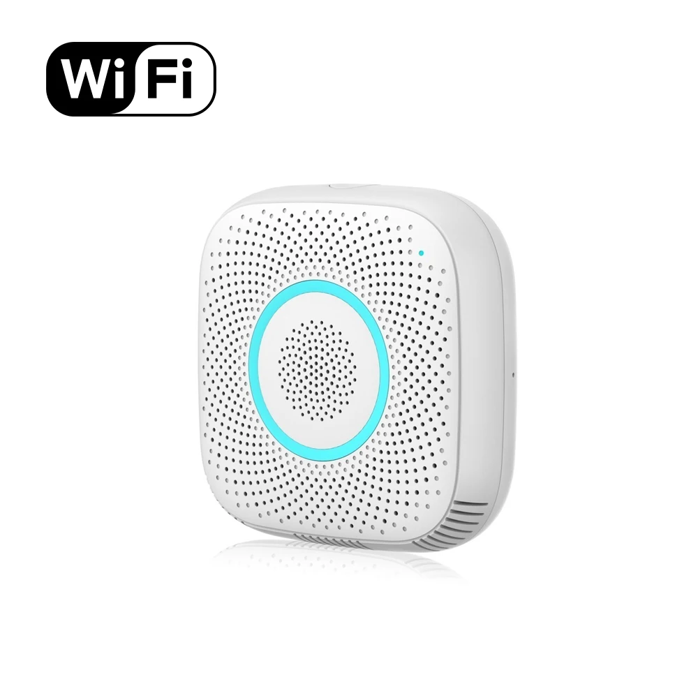WiFi горючий датчик утечки газа с манипулятором|Комплекты для сигнализации| |