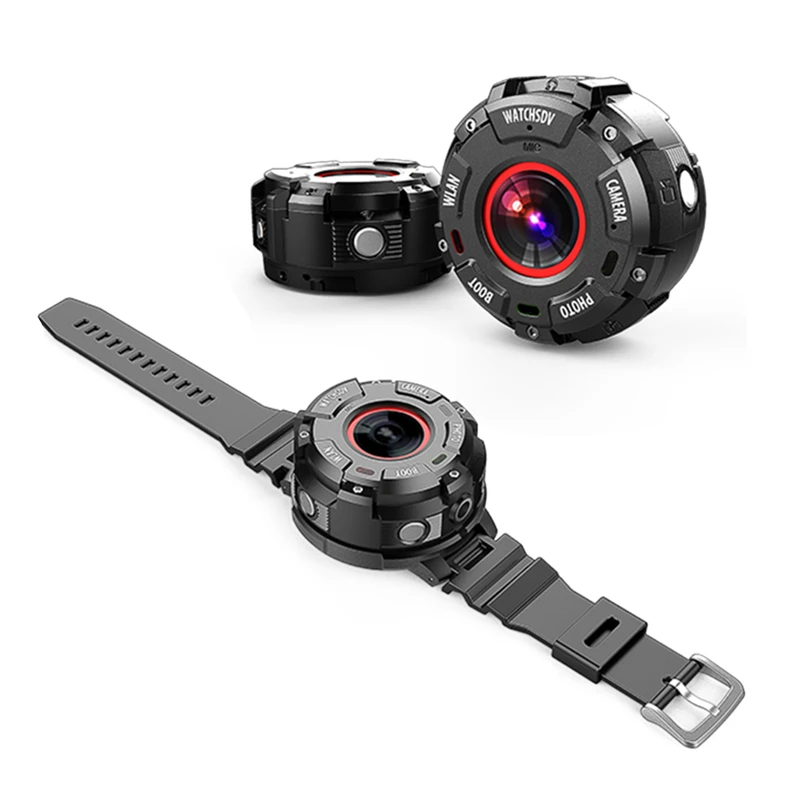 Экшн часы ZGPAX S222 HD 2K Wi Fi тройная Спортивная камера спортивные видеокамера DVR DV
