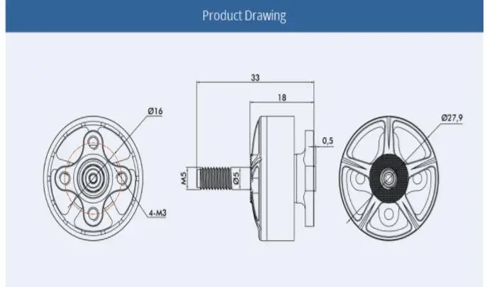 T-двигатель F40 F60 Pro III 1750KV 2400KV 2500KV 2600KV 2700KV 3-4S CW резьба бесщеточный двигатель для радиоуправляемого дрона FPV гоночный Мультикоптер