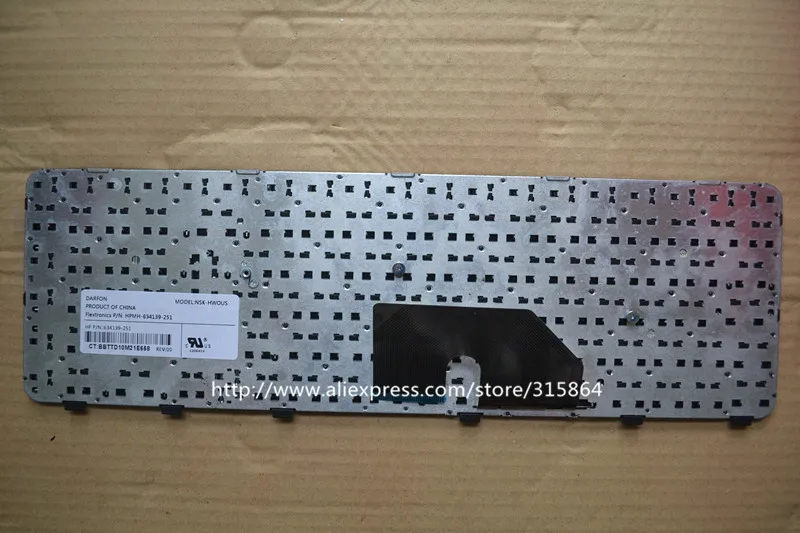 RU новая клавиатура для ноутбука HP DV6 6000 6101TX 6151TX 6153TX 6100 634139 251 черного цвета|keyboard for