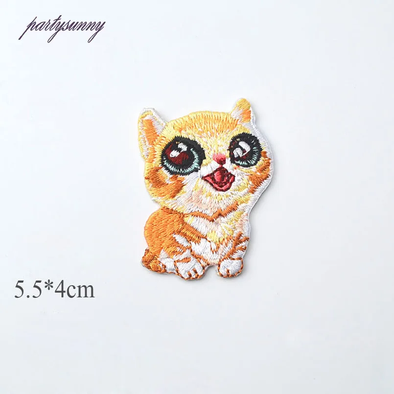 PF Animal Panda Patch Cartoon Embroidered Patches For Clothing Stripes for Clothes Kids Dress Badge Applique Applications TB179 | Дом и сад