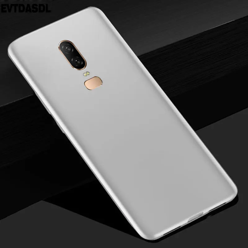 Матовая Карамельный цвет чехол для OnePlus 6 шесть A6000 Мягкая силиконовая задняя