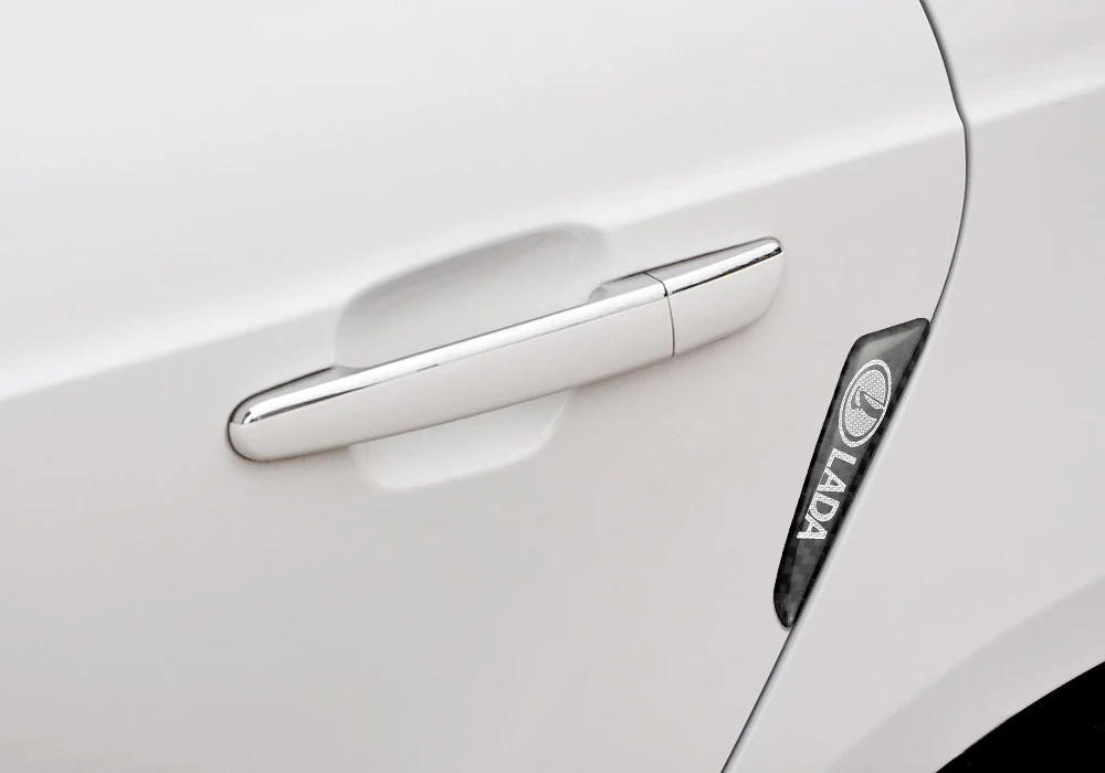 Эмблема против столкновений для Lada Kalina 1117 Kalina 1118 Priora 2 NIVA Safari Granta Largus Samara Vesta автомобильный бампер полосы наклейки