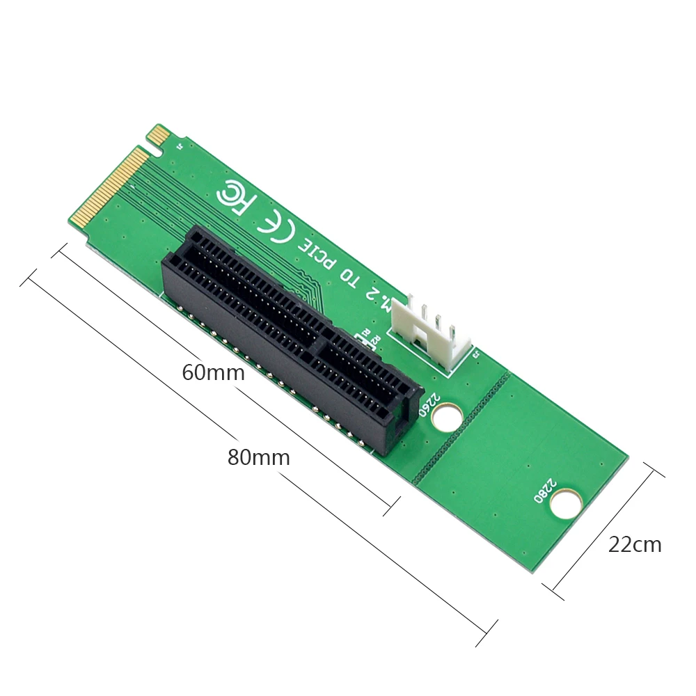 Адаптер CHIPAL NGFF M2 M.2 PCI E 4x 1x переходник со слота Папа мама PCIE множитель для майнера