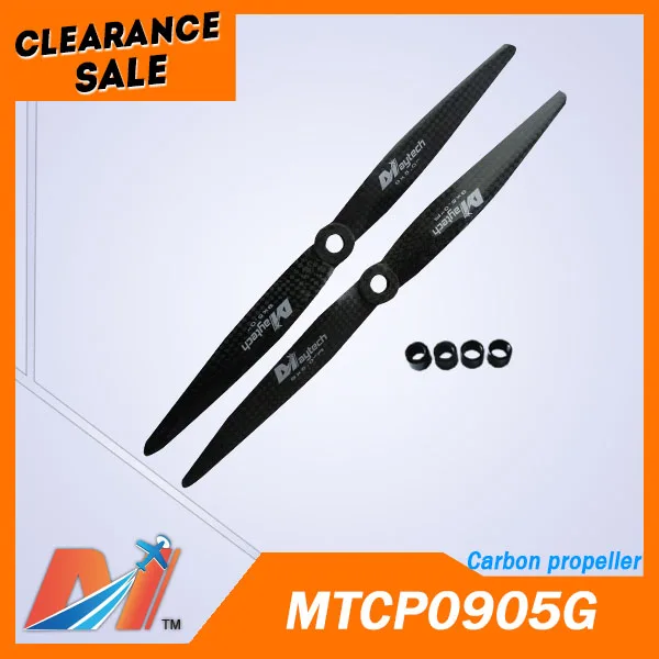 Maytech хорошее дело углерода пропеллер 9 дюймов Радио контролируемых граупнер Drone