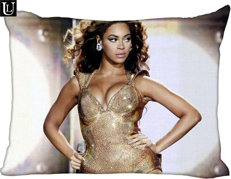 Изготовленный на заказ в стиле Бейонсе Прямоугольник подушка чехол молнии