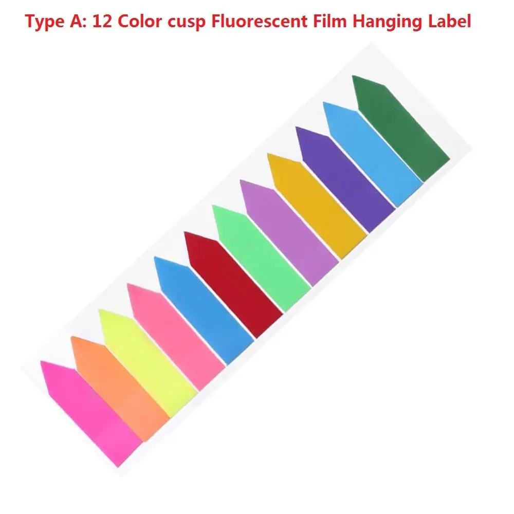 Type A 12 Colors 02 240 шт, 12 цветов, стикер для заметок, s Липкие заметки, блокнот, N Times, этикетка, бумага, Закладка, наклейка, канцелярские товары, школьные принадлежности, подарок - Цвет: Type A 12 Colors 02