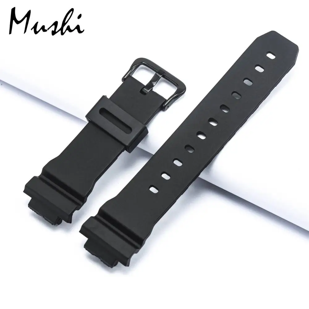 Black Buckle Ремешок для наручных часов с оптическими зумом Casio 6900 серии 5600 серии DW-5600E DW-5700 человек, черное, ремешок с пряжкой ремешок на запястье браслет черный+ инструмент - Цвет ремешка: Black Buckle