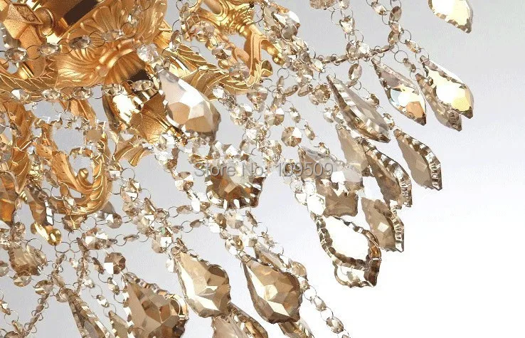 72pcs/lot 76mm Cognac French Cut Chandelier Crystal Prism Baroque Prisms Free Shipping | Освещение