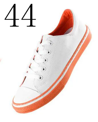 Orange 44 Xiaomi/нескользящая повседневная обувь на резиновой подошве; Тканевая обувь; удобная, мягкая, износостойкая обувь для мужчин - Цвет: Orange 44