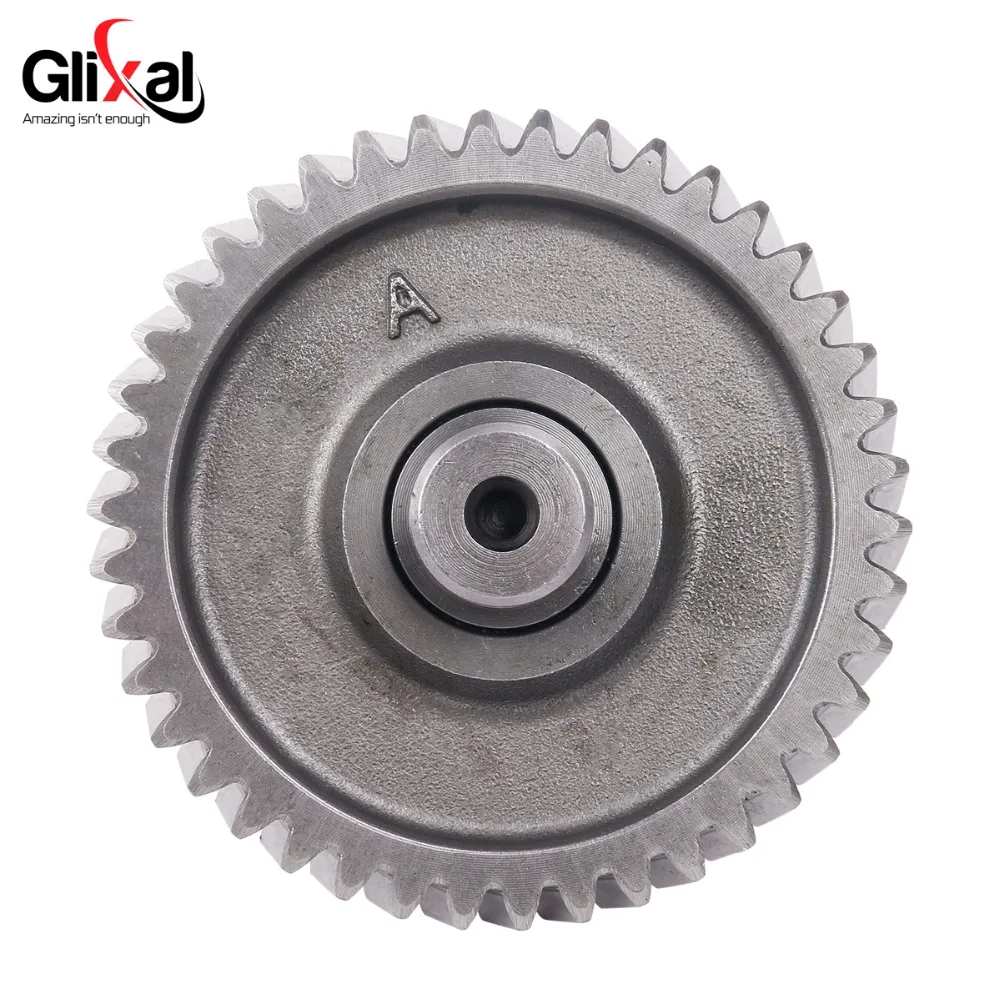 Glixal GY6 125cc 150cc, промежуточный вал уменьшения Шестерни для 152QMI 157QMJ 4-ходовой китайский скутер мопед ATV картинг