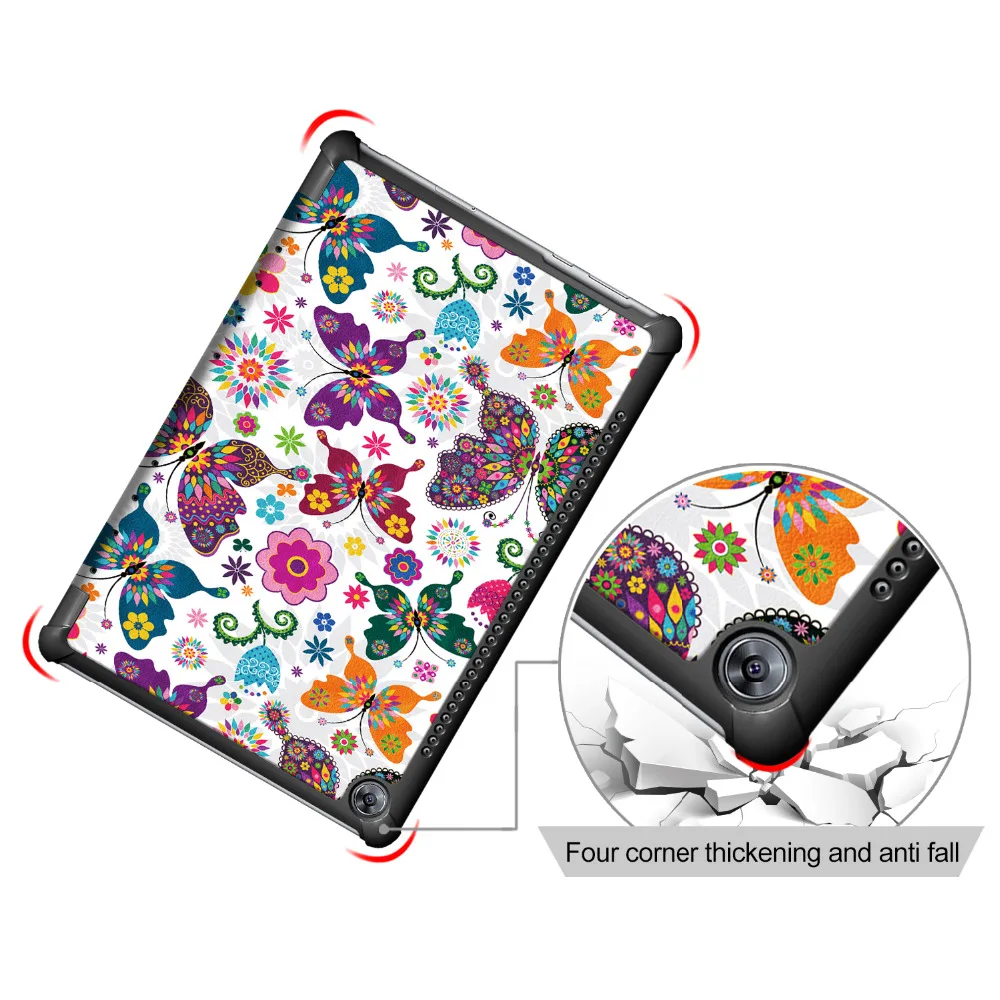 Для huawei MediaPad M5 10 8 ''Флип Стенд кожаный чехол для Pro 8'' CMR-AL09 Tablet Cover принт Fundas